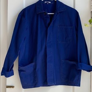 Authentic vintage blue chore jacket